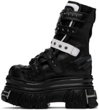VETEMENTS Black & White New Rock Edition Gamer Boots