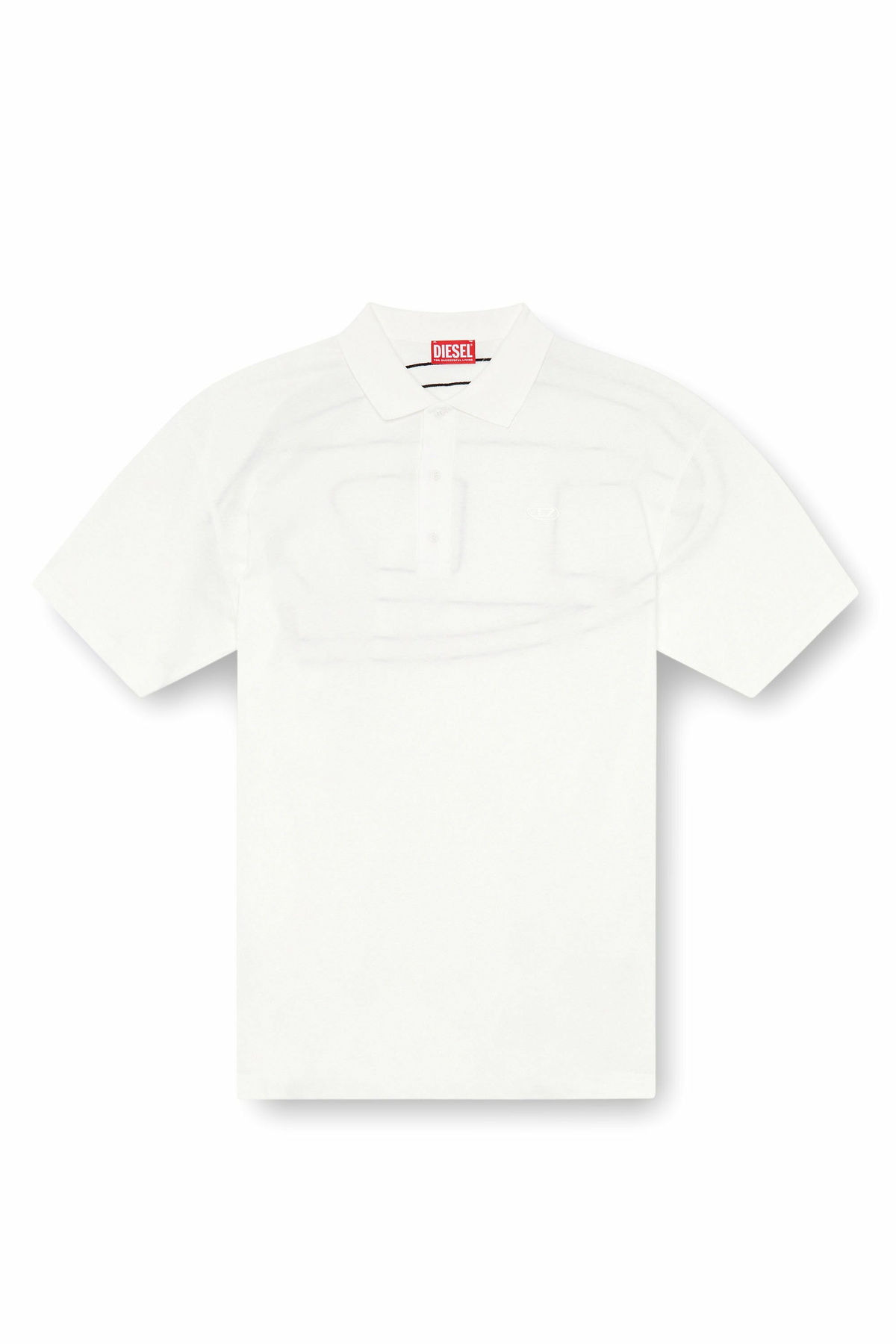 Diesel Polo shirt with maxi oval D embroidery - Polos Mens in Multicolor
