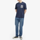 NN07 Men's Adam Print T-Shirt in Navy Blue