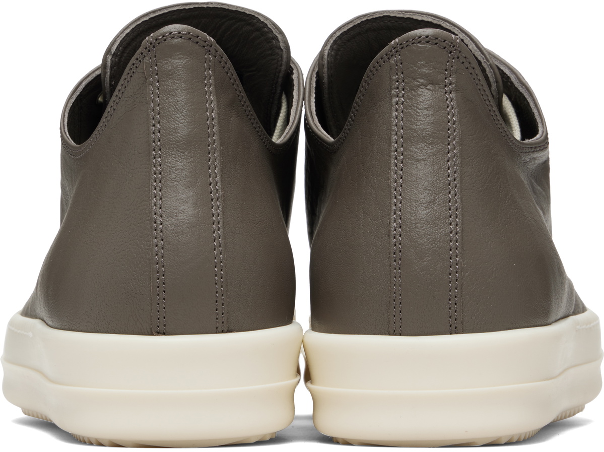 Rick Owens Gray Temple Low Sneakers