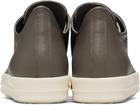 Rick Owens Gray Temple Low Sneakers