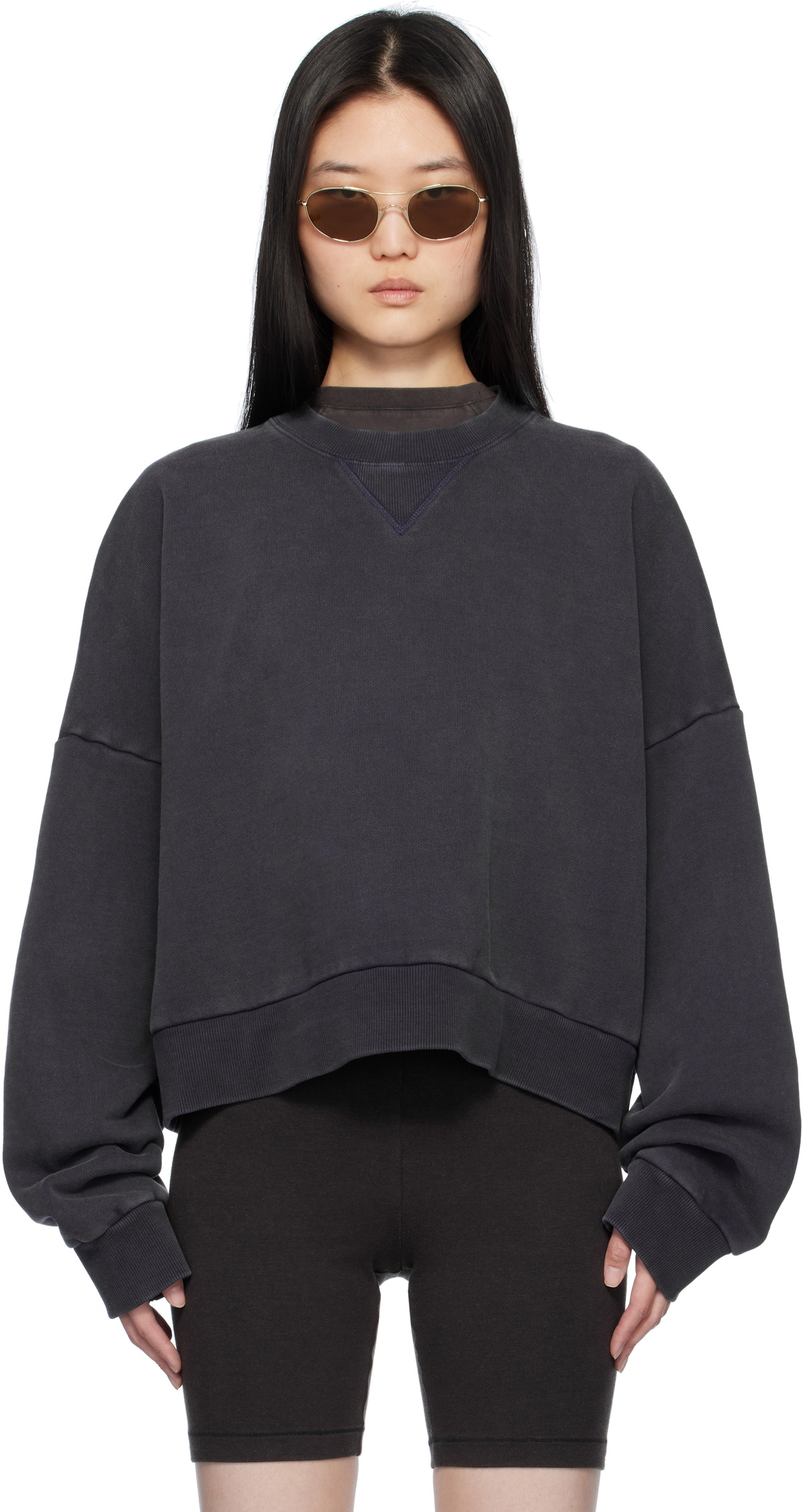 トップス entire studios box crew rhino size S Entire Studios Women's Box Crew Sweat in Rhino Entire Studios