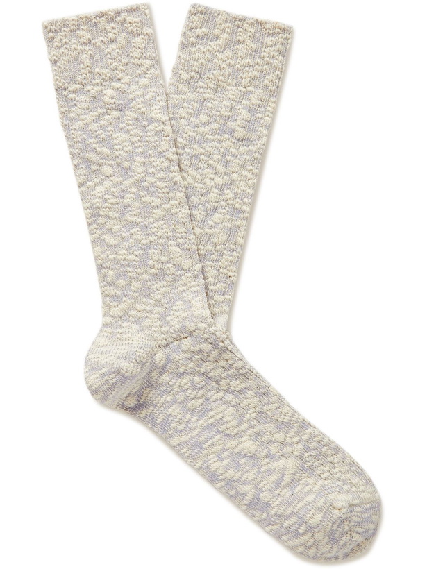 Photo: Anonymous ism - Slub Cotton-Blend Socks