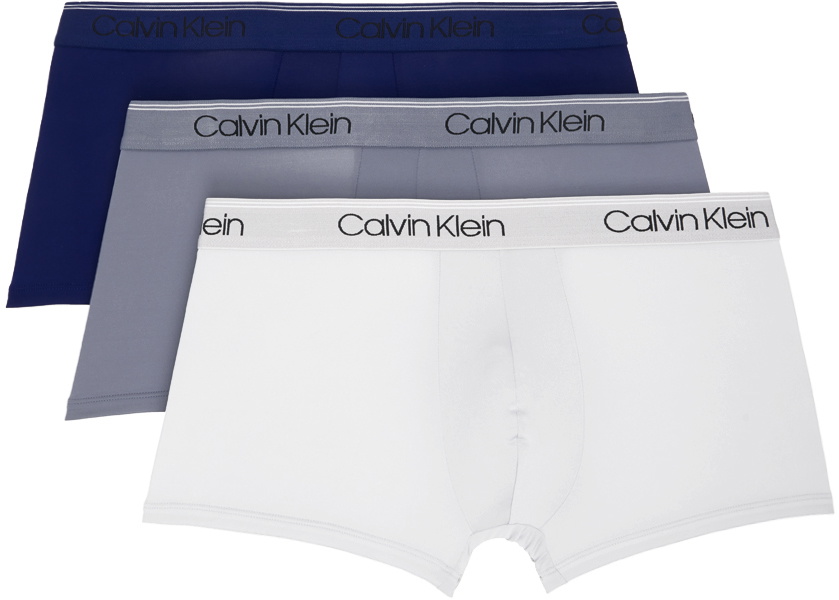 Calvin Klein Underwear Three-Pack Multicolor Micro Low-Rise Trunk