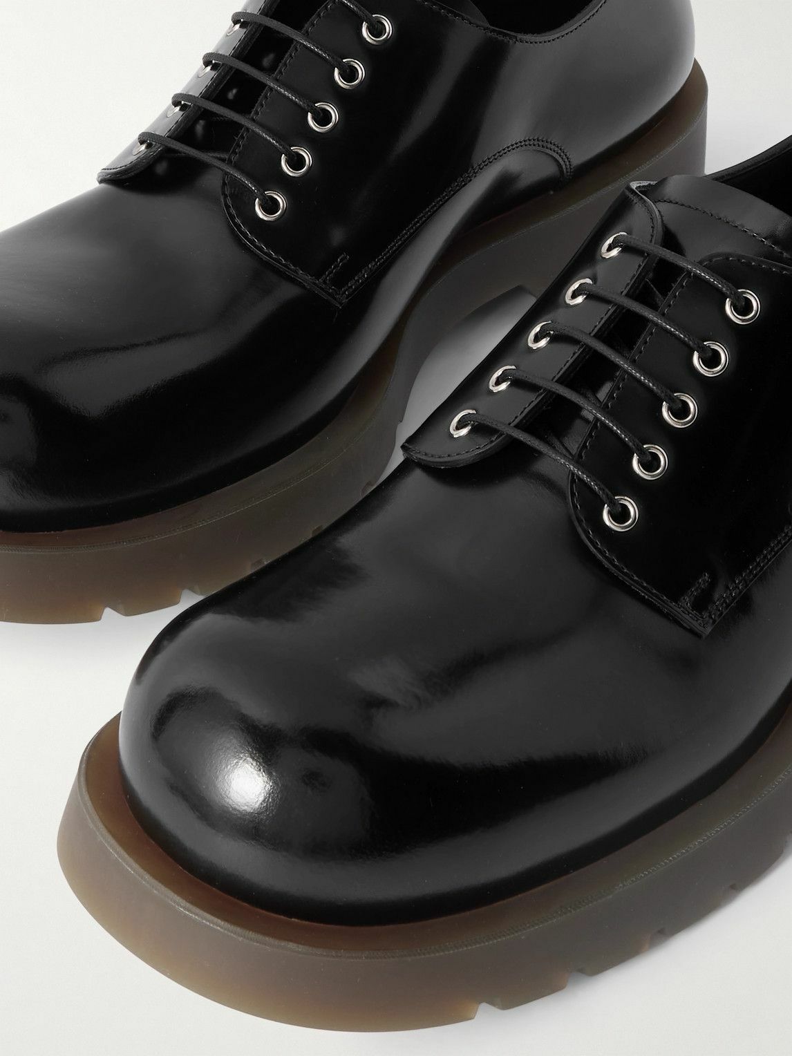 Jil Sander - Leather Derby Shoes - Black