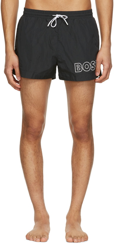 Photo: Boss Black Polyester Swim Shorts