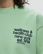 Sporty & Rich Usa Health Club Crewneck Green - Mens - Sweatshirts