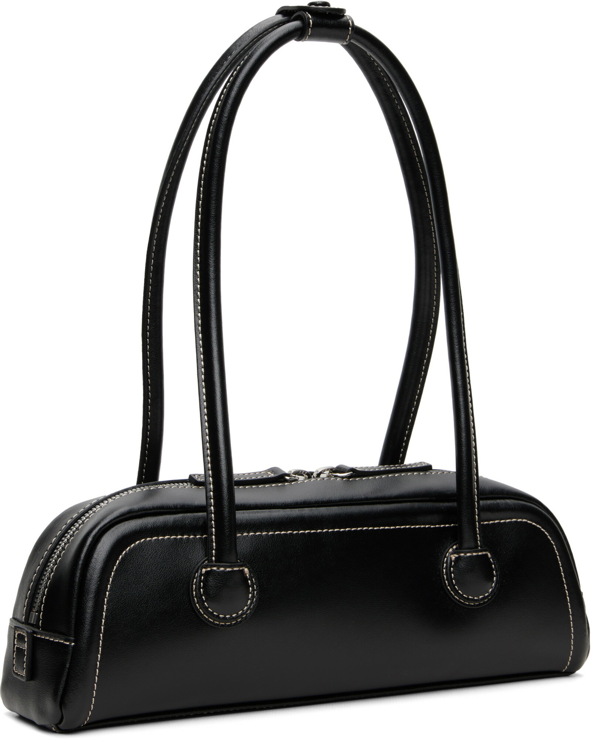 MARGESHERWOOD Black Soft Boston EW Mini Bag