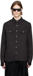 Rick Owens Black Outershirt Shirt