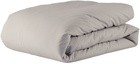 Tekla Grey Percale Duvet Cover, Queen