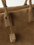 SAINT LAURENT - Suede Duffle Bag