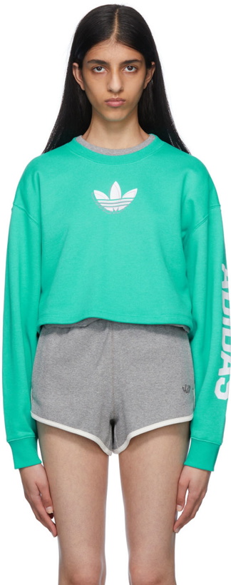 Photo: adidas Originals Blue Streetball Sweatshirt