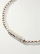 Le Gramme - 11g Beaded Sterling Silver Bracelet - Silver