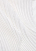 Issey Miyake Pleated Fine-knit Scarf - White - One Size