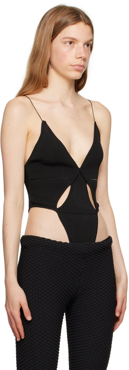BEVZA Black Triangle Bodysuit
