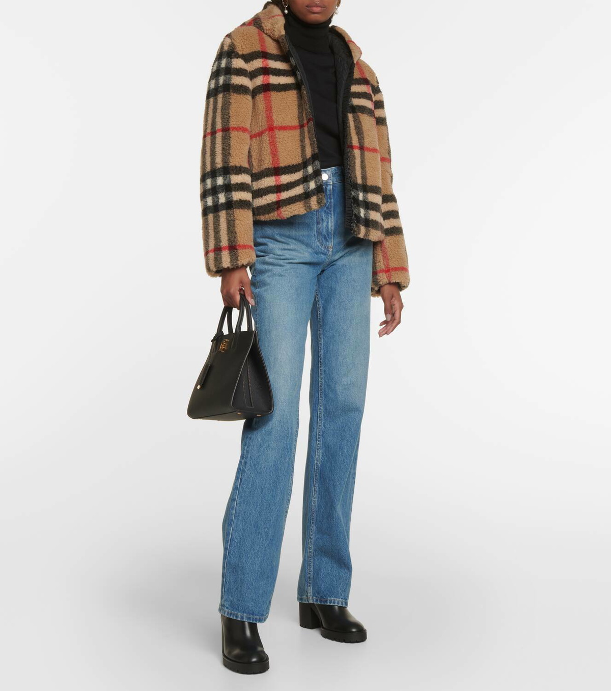 Burberry Burberry Check wool-blend jacket Burberry