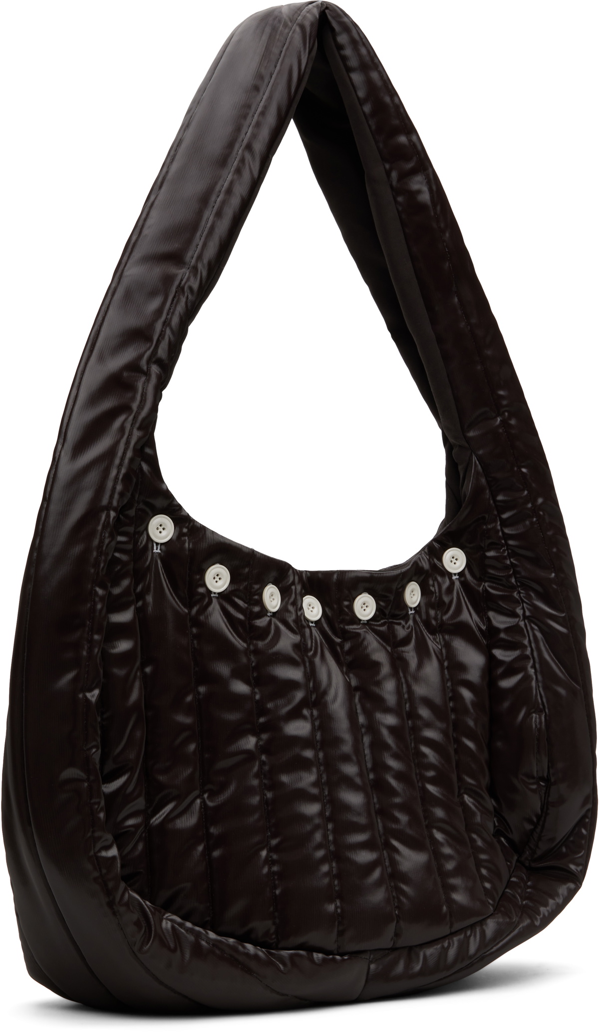 Omar Afridi Brown Quilted Lidia Tote