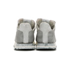 Maison Margiela White Painted Retro Runner Sneakers