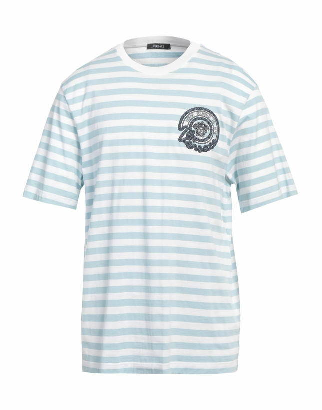 Photo: Versace Mens T-shirt Sky in Blue