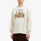 Good Morning Tapes Men's Life Long Sleeve T-Shirt in Natural