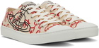 Vivienne Westwood Beige Plimsoll Low-Top Sneakers