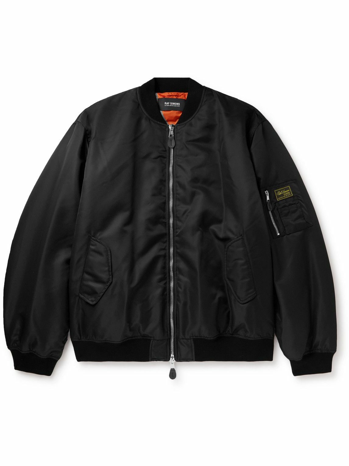 Raf Simons Black Gothic Bomber Jacket Raf Simons