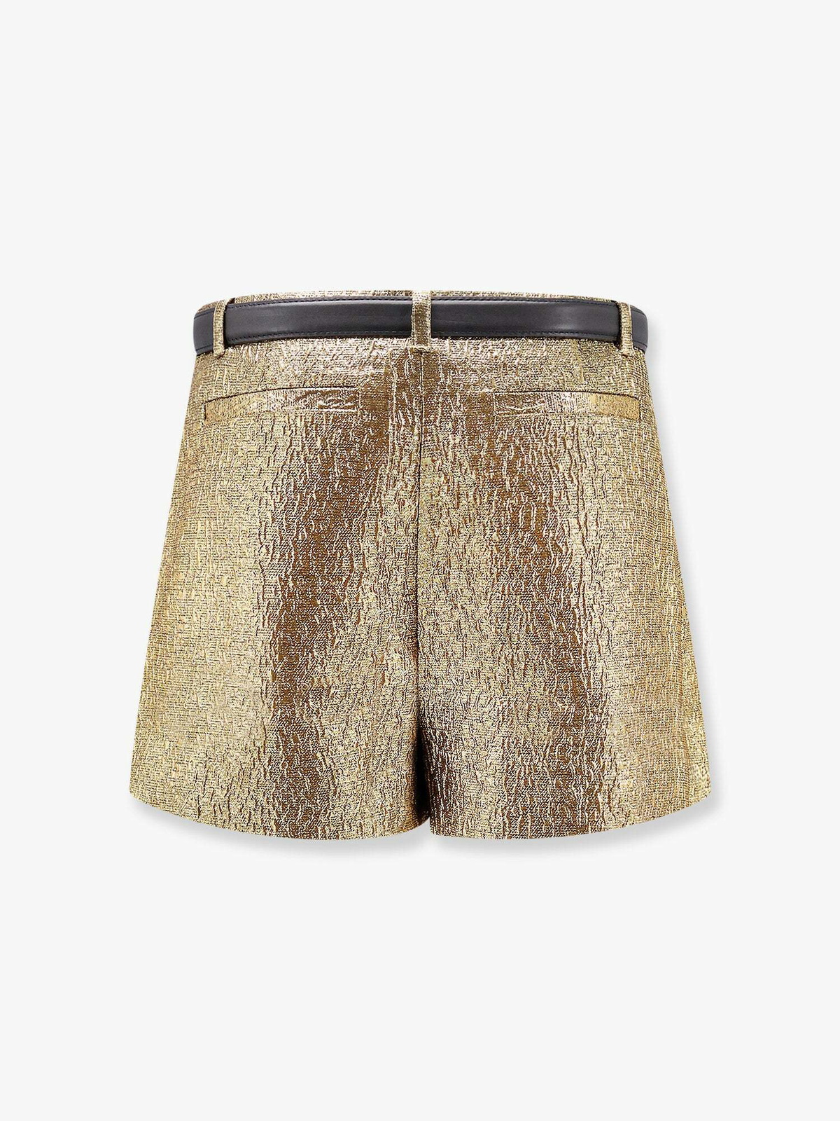 Self Portrait Gold Shorts Womens Short
