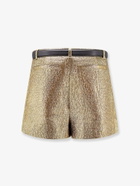 Self Portrait Gold Shorts Womens Short