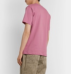 Comme des Garçons SHIRT - Logo-Print Cotton-Jersey T-Shirt - Pink