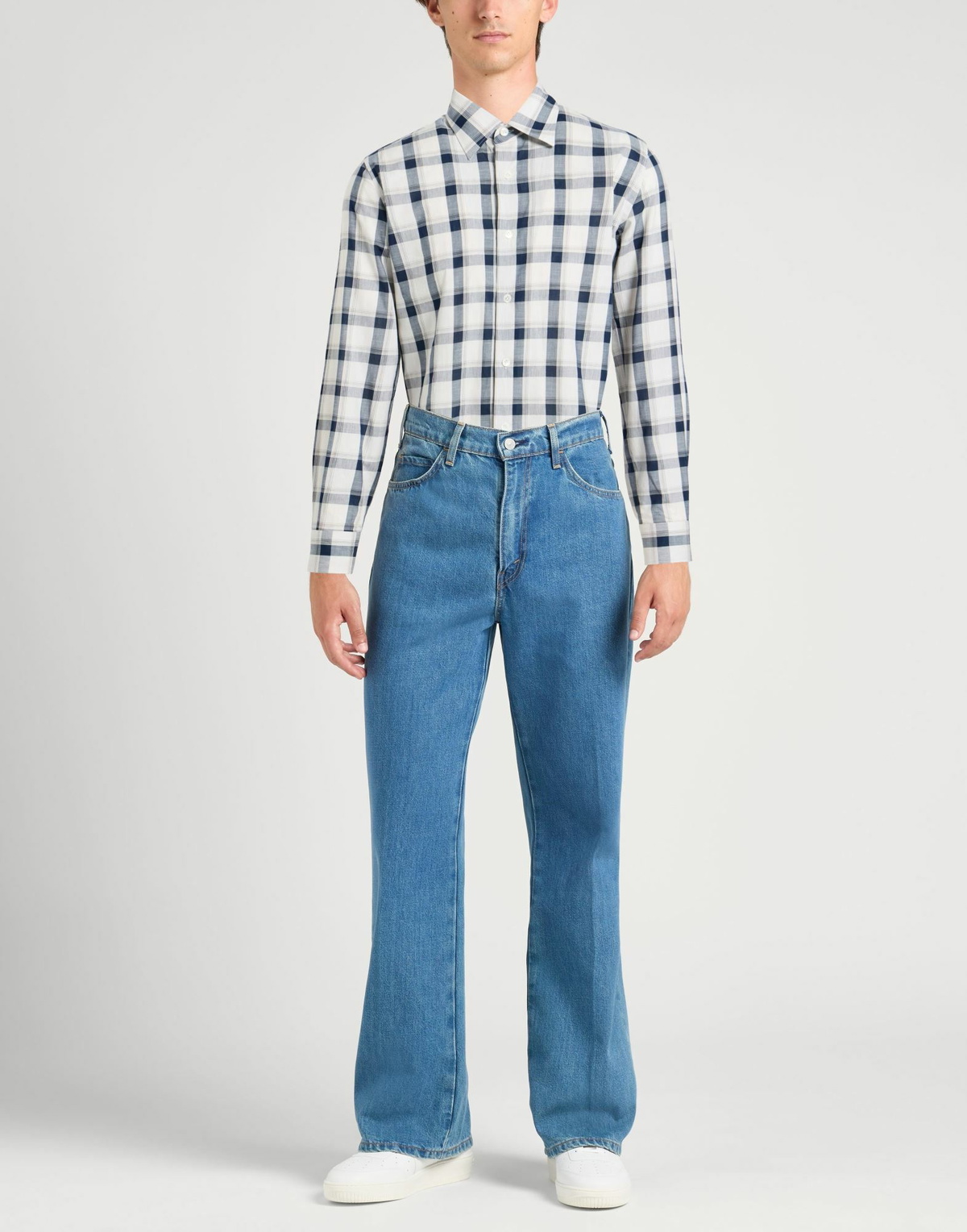 Eleventy Mens Shirt in Midnight blue