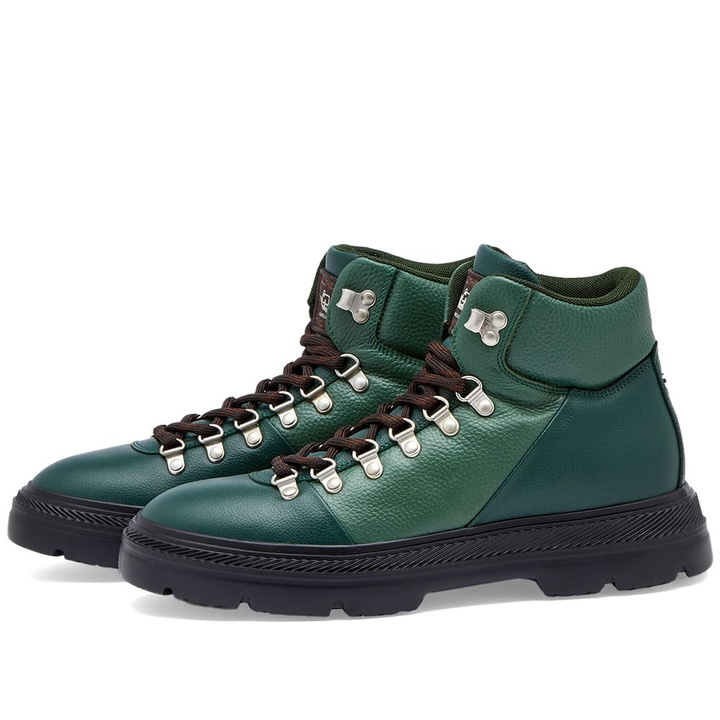 Photo: Daniëlle Cathari Women's x Woolrich Mountain Boots in Two-Toned Green