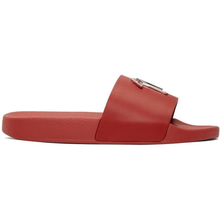 Photo: Giuseppe Zanotti Red Logo Sandals 