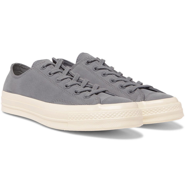 Photo: Converse - Chuck 70 Nubuck Sneakers - Men - Gray