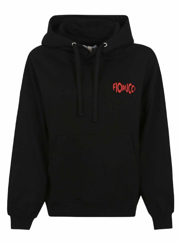Photo: Fiorucci Mouth Print Relaxed Fit Hoodie