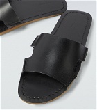 The Row - Gene flat leather sandals