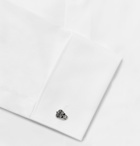 ALEXANDER MCQUEEN - Burnished Silver-Tone Cufflinks - Silver