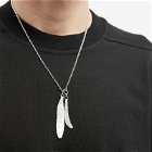 Jil Sander Men's Ancestor Necklace 4 in Silver