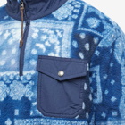 Polo Ralph Lauren Men's Bandana Button Fleece in Patchwork Bandana Multi