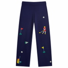 BODE Men's Golf Sweat Pants in Navy