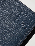 LOEWE - Logo-Debossed Full-Grain Leather Billfold Wallet