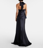 Ralph Lauren Collection Satin maxi skirt