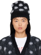 Marni Black & White Polka Dot Beanie