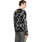 Kenzo Black and White Sketch Memento Sweater