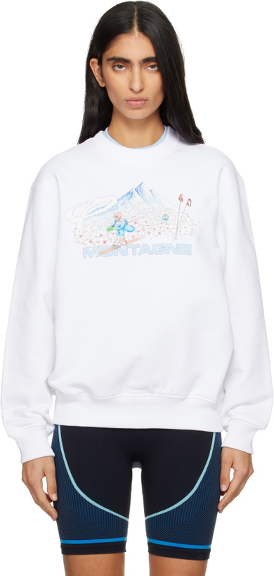 Photo: Casablanca White Ski Sweatshirt