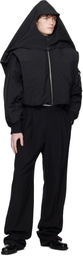 Jean Paul Gaultier Black 'The Hooded' Bomber Jacket
