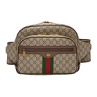 Gucci Brown GG Supreme Ophidia Belt Bag