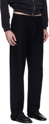 ALAINPAUL Black Fuseau Sweatpants