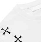 Neil Barrett - Printed Stretch-Cotton Jersey T-Shirt - Men - White