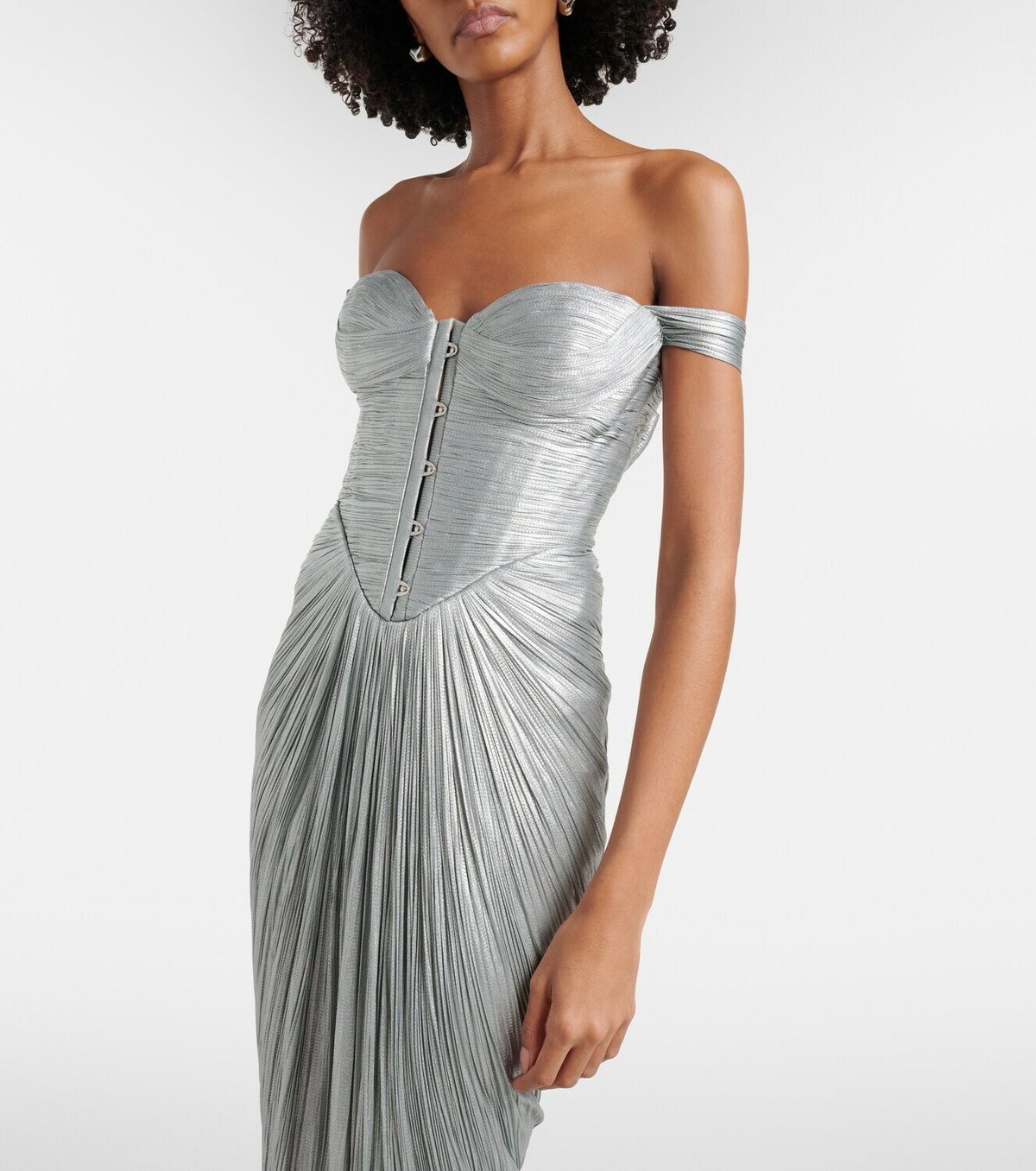 Maria Lucia Hohan Susie silk tulle bustier gown