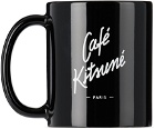 Maison Kitsuné Black 'Café Kitsuné' Mug